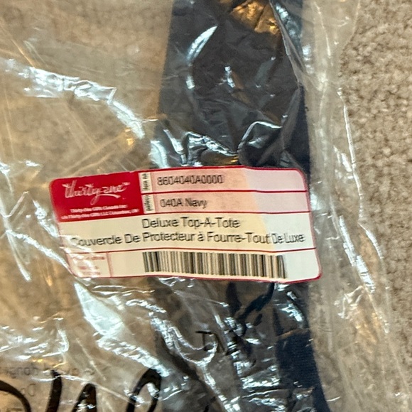 31 Deluxe Top A Tote in Navy - Picture 2 of 2